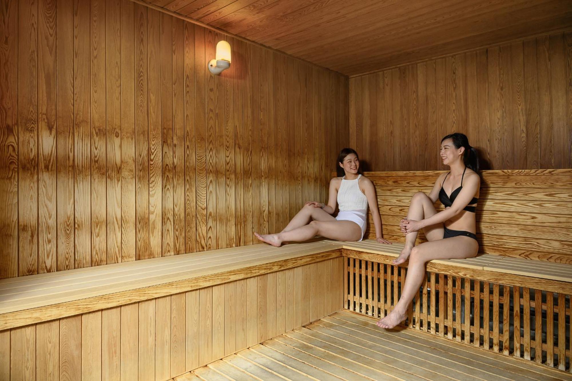 Evergreen Resort Hotel - Jiaosi Jiaoxi Esterno foto Sauna